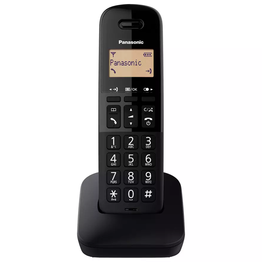 Panasonic Digital Landline Phone (Call Block, Shockproof Noise Cancellation, Various Call Tones Long Battery Life), White