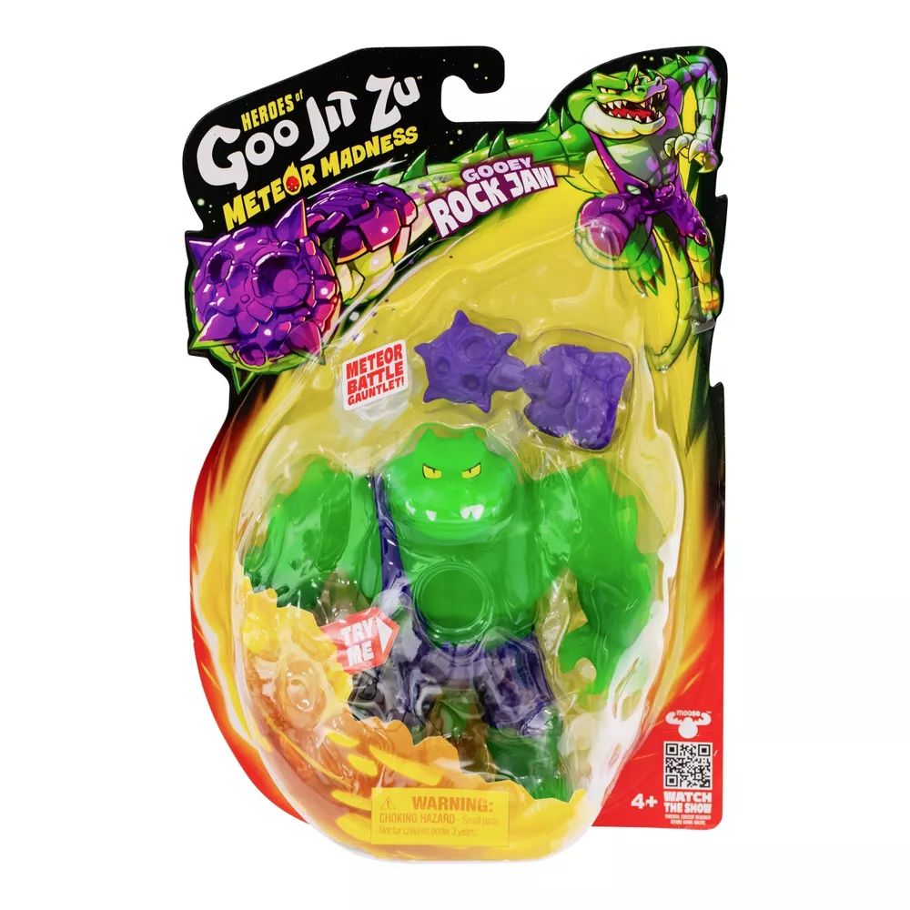 Heroes of Goo Jit Zu Meteor Madness Hero Rock Jaw Action Figure
