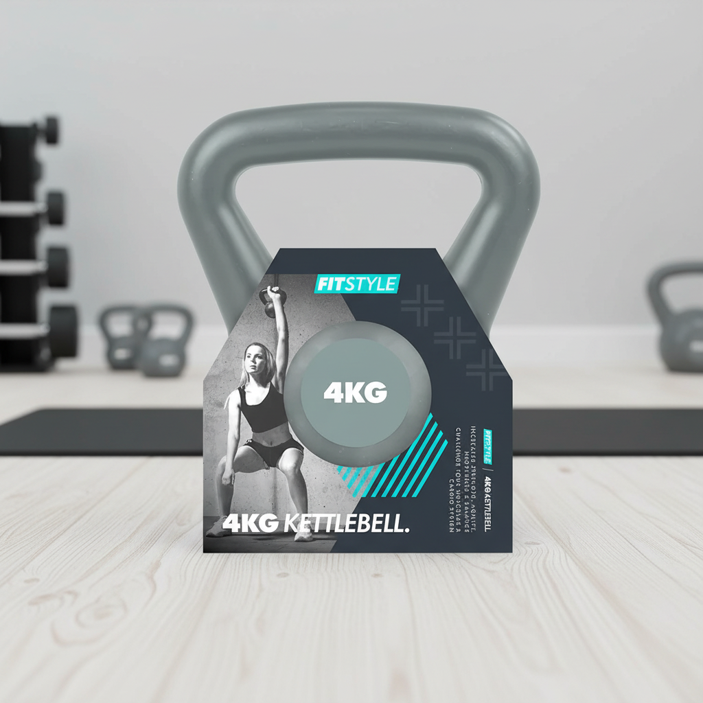 Premium 4KG Kettlebell for Effective Strength Training - Random Delivery