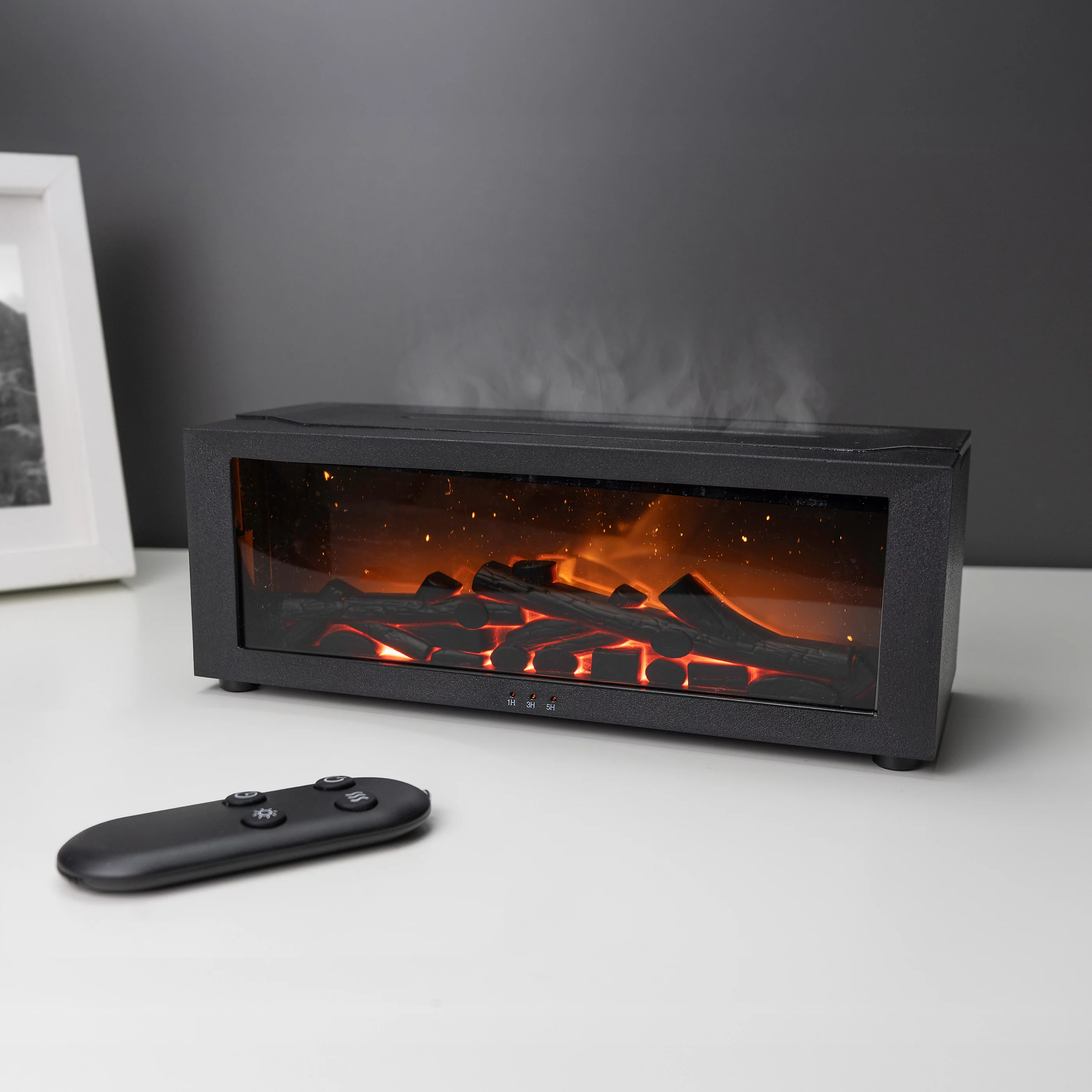 Mystical Flame Diffuser - LED Magic With Remote Control – Gadget Station