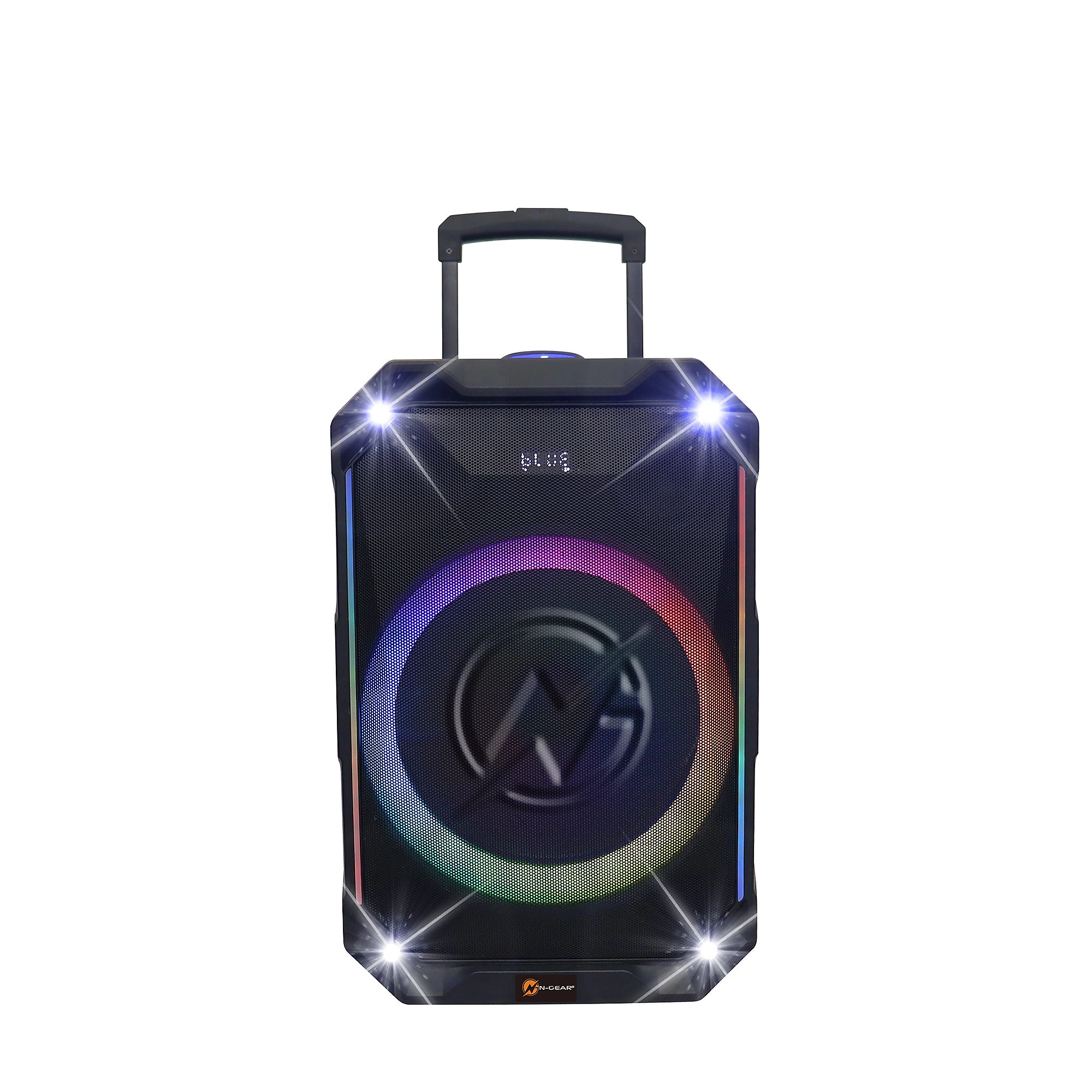 N-Gear The Flash 1240 12 Inch Speaker Karaoke with Disco Light And Microphone