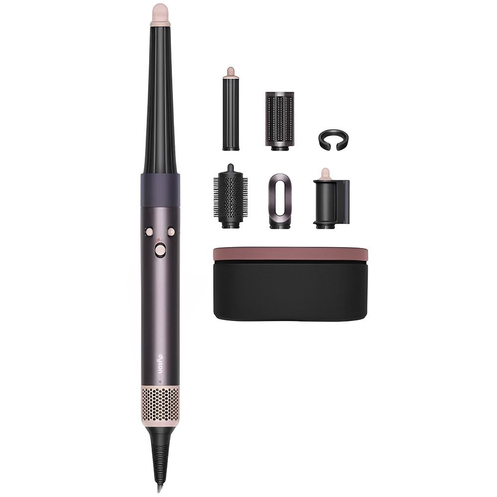 Dyson Airwrap i.d.™ Multi-styler And Dryer Straight+Wavy Hair, Advanced Smart Hair Dryer, 1300W Styler, Bluetooth, 3 Heat Settings, Jasper Plum