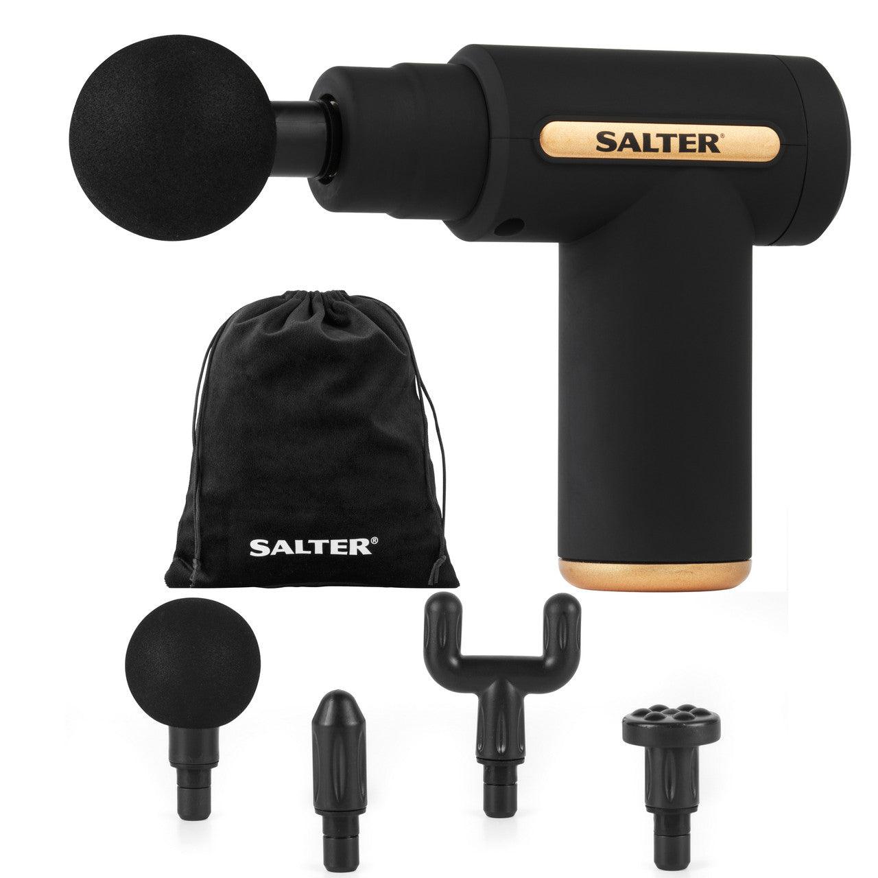 Salter Mini Massage Gun for Athletes, Portable Body Muscle Massager Professional Deep Tissue Massage Gun for Pain Relief, Percussion Massager Muscle Vibration Therapy