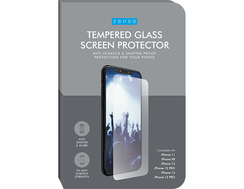 iPhone 13/13 Pro 6.1" Tempered Glass Screen Protector Kit - 4 Piece