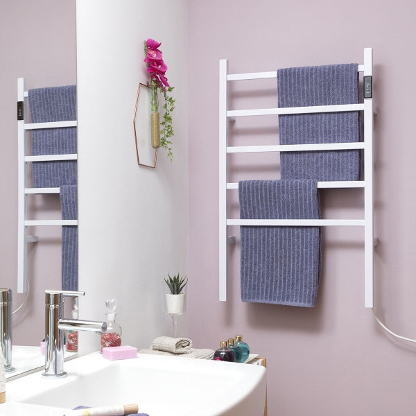 Electric Wall or Floor Towel Rail Racwel