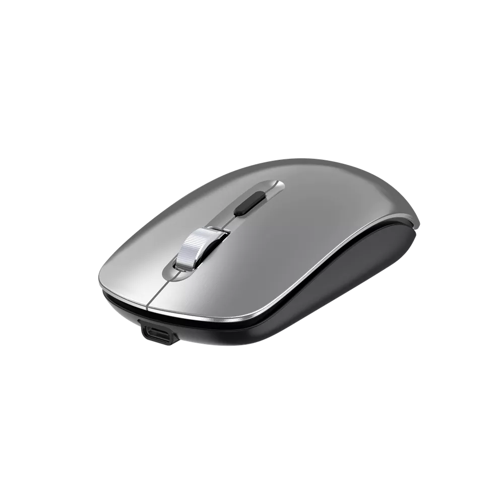 Devia Dual Mode Wireless Silent Mouse Grey
