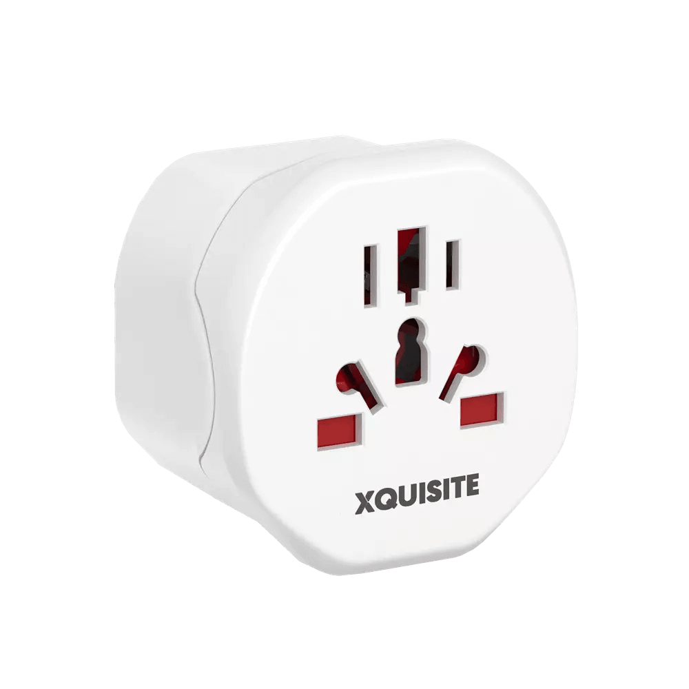 Global World to UK Travel Adapter White