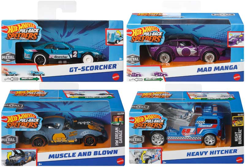 Hot Wheels Pull-Back Speeders Assortment