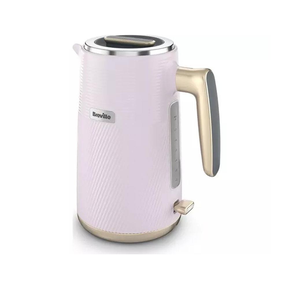 Breville Obliq Jug Kettle 360 Degree Rotational Base 3000W 1.7 Litres – Lilac And Pale Gold