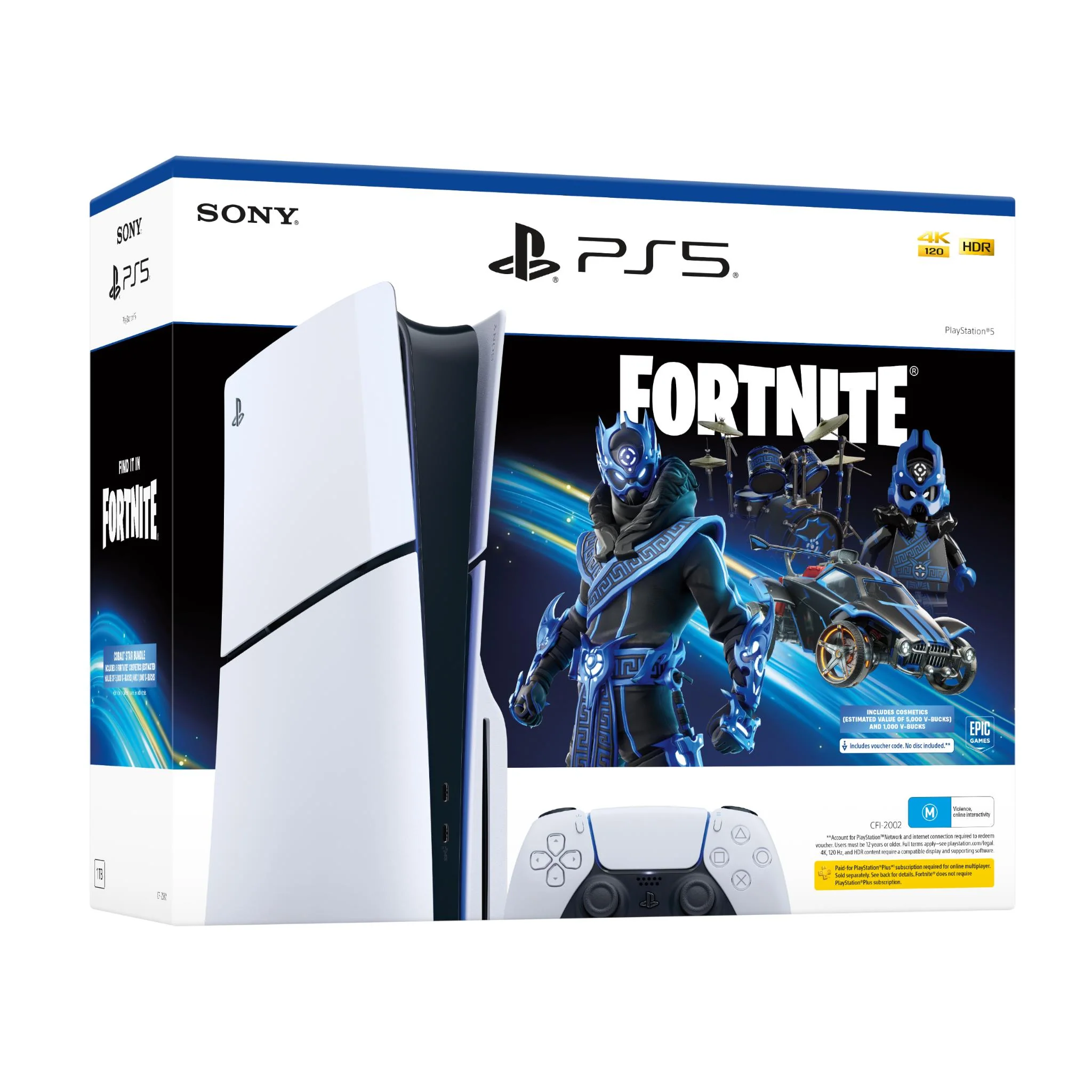 PlayStation 5 PS5 Disc Edition (Slim) - Fortnite Bundle