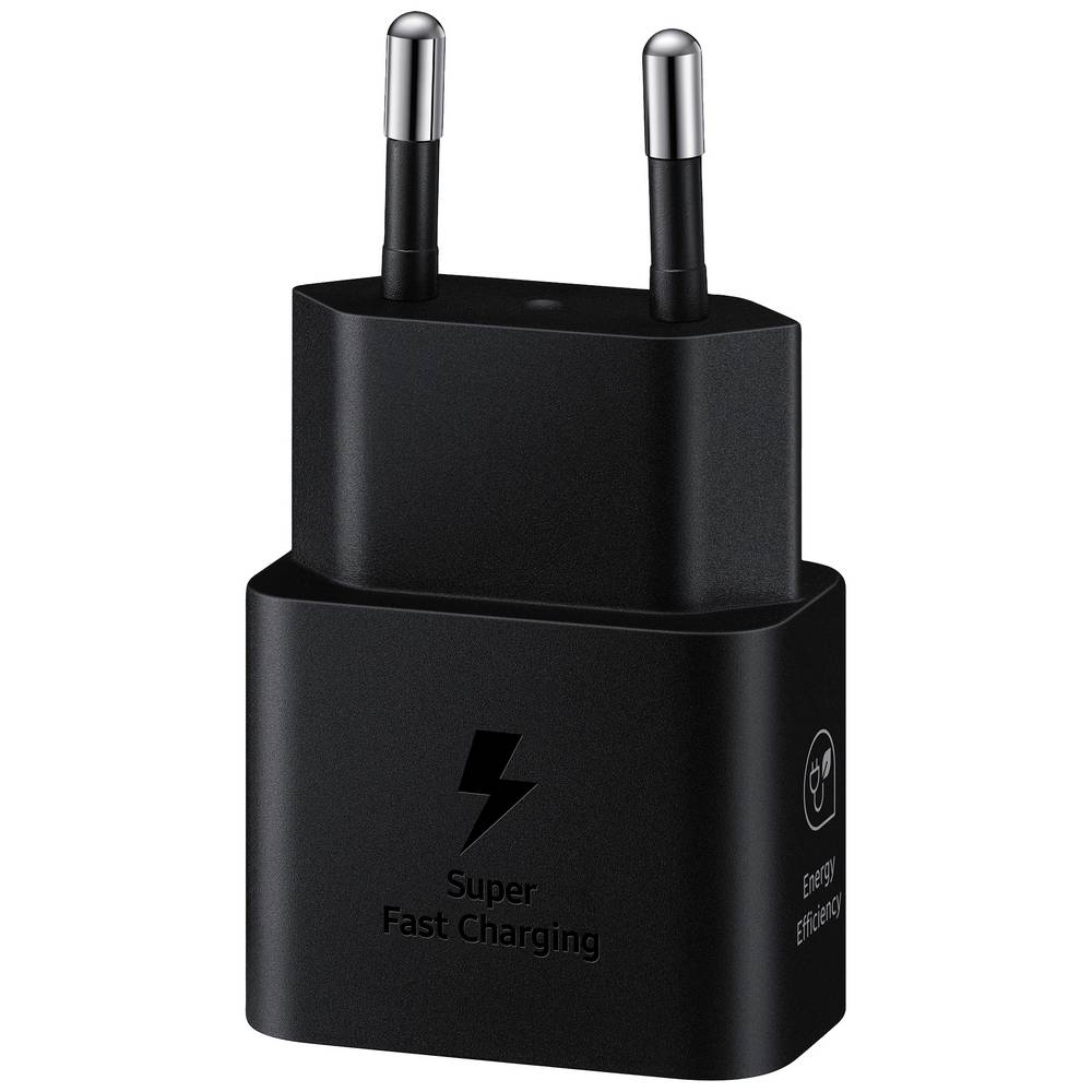Samsung Mobile Phone Charger Type USB C® + Quick-Charge Mode 25W Black