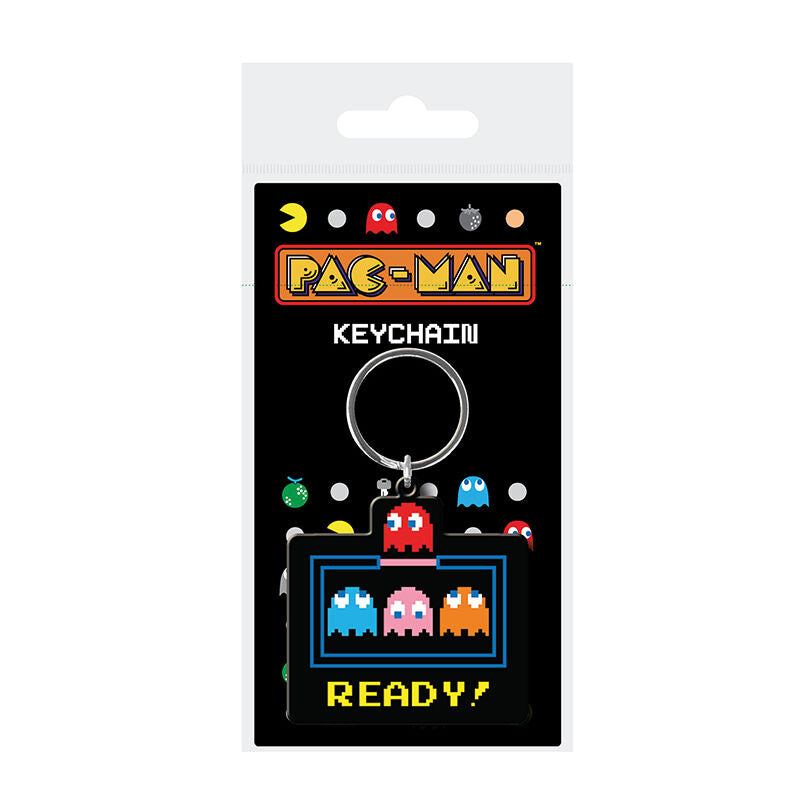 Pac-Man PVC Keychain