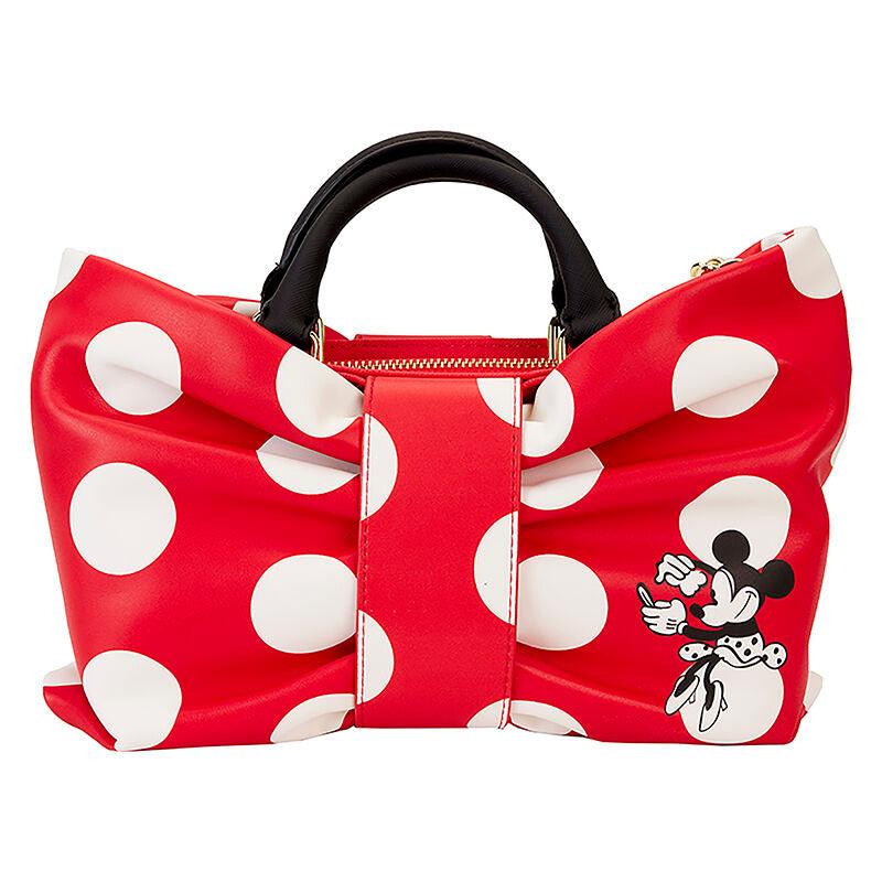 Minnie Mouse Rocks The Dots Figural Bow Crossbody Bag