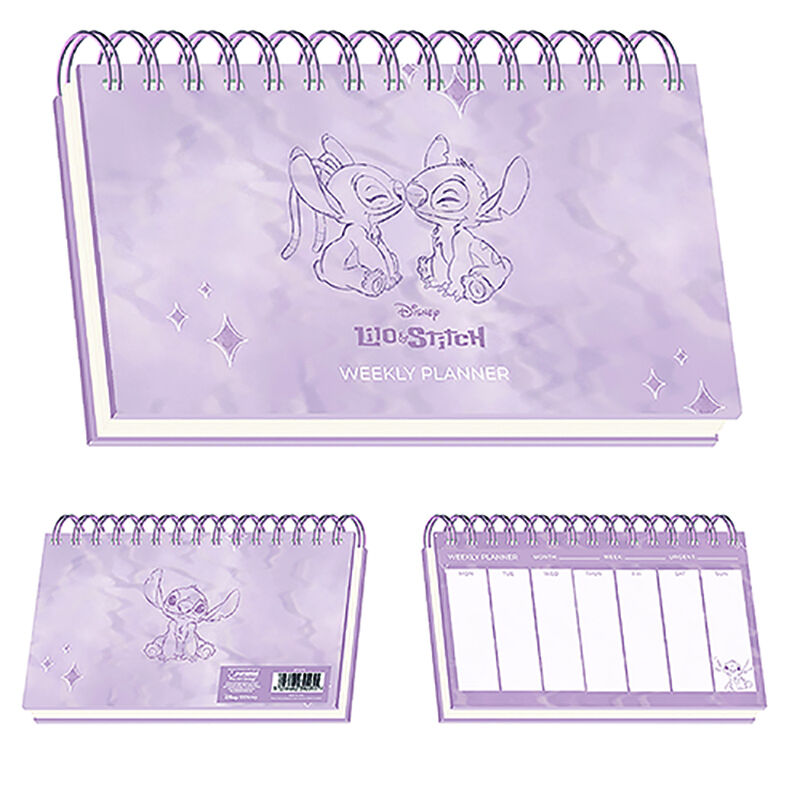 Disney Lilo & Stitch Weekly Desk Planner List Organiser