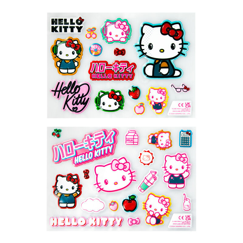 Hello Kitty Puffy Gadget Decals 21 x 15 cm