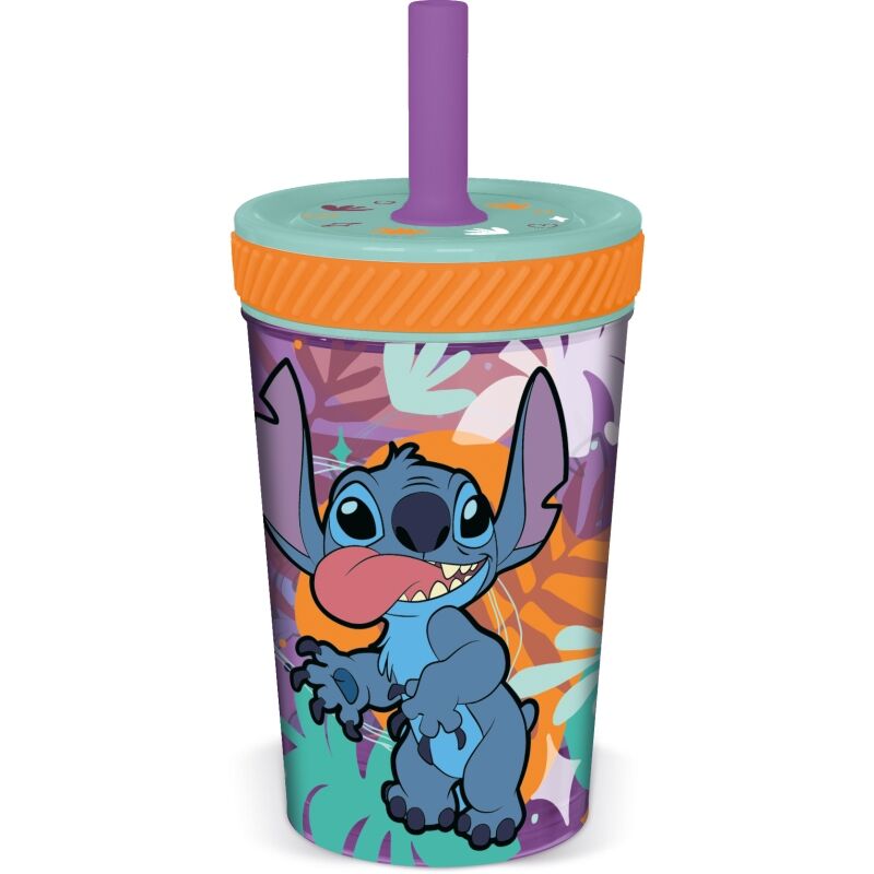 Drop Safe Tumbler with straw Aloha Stitch 370 ml