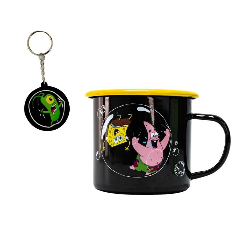 Enamel Mug & Keyring Gift Box