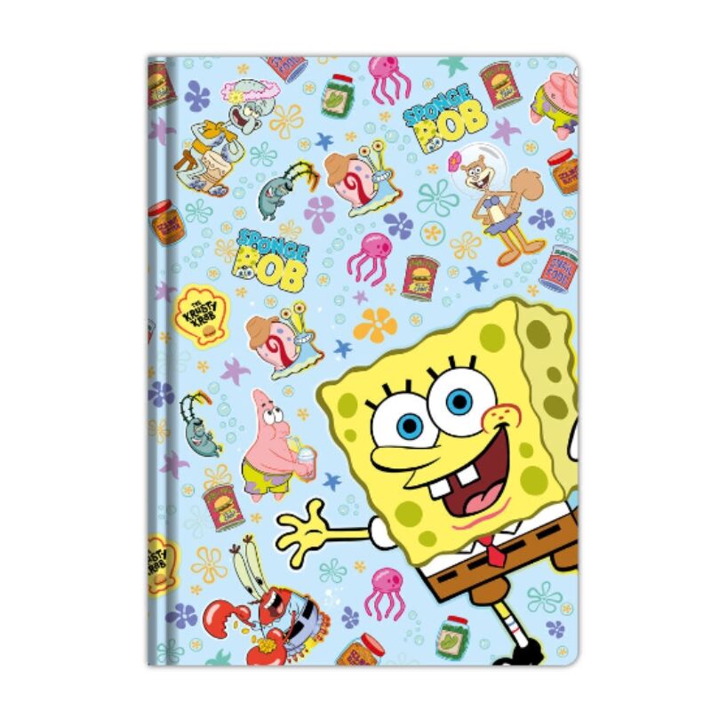 SpongeBob A5 Premium Hardcover Notebook (120 pages)