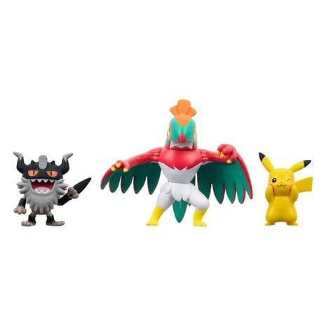 Pokémon Battle Figure Set 3-Pack Pikachu #8, Perrserker, Hawlucha