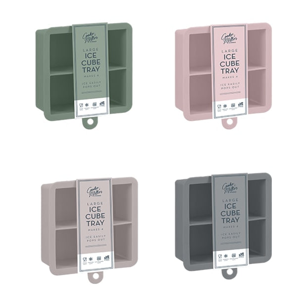 Premium Silicone Large Ice Cube Tray for Perfectly Chilled Drinks - Random Delivery