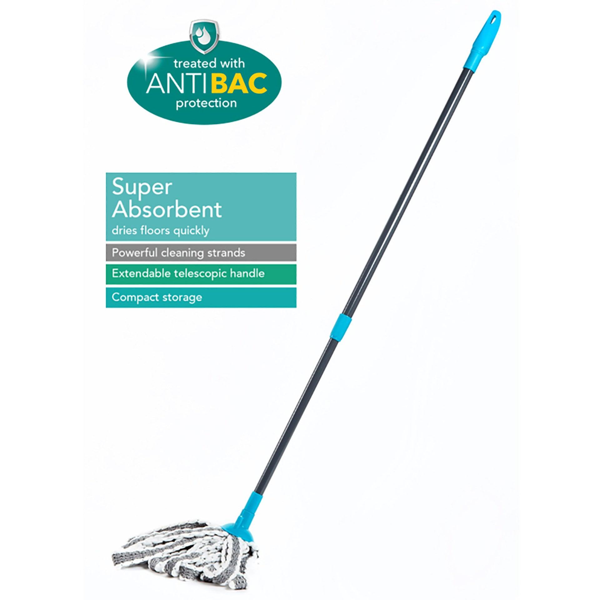 Antibac Telescopic Mop And Refill