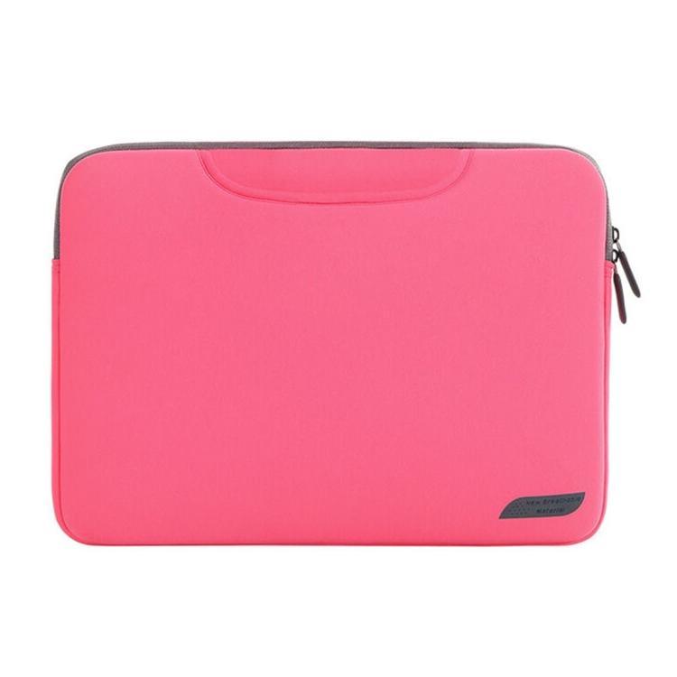 13.3 inch Portable Air Permeable Handheld Sleeve Bag for MacBook Air - Pro, Lenovo and other Laptops, Size: 34x25.5x2.5cm(Magenta) - Gadget Station