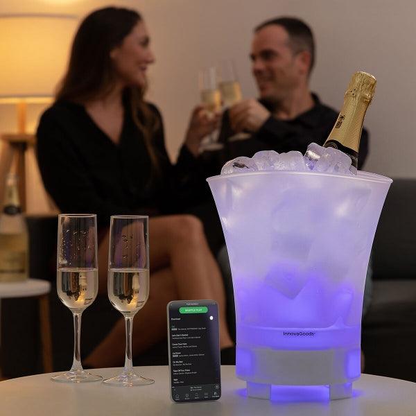 LED Ice Bucket with rechargeable speaker Sonice InnovaGoods