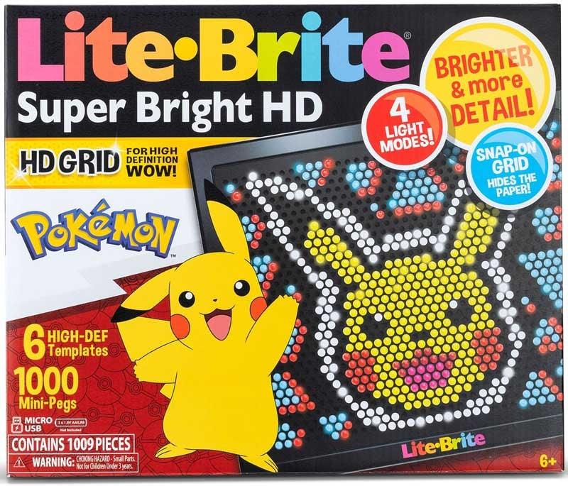 Lite Brite Super Bright HD Pokemon