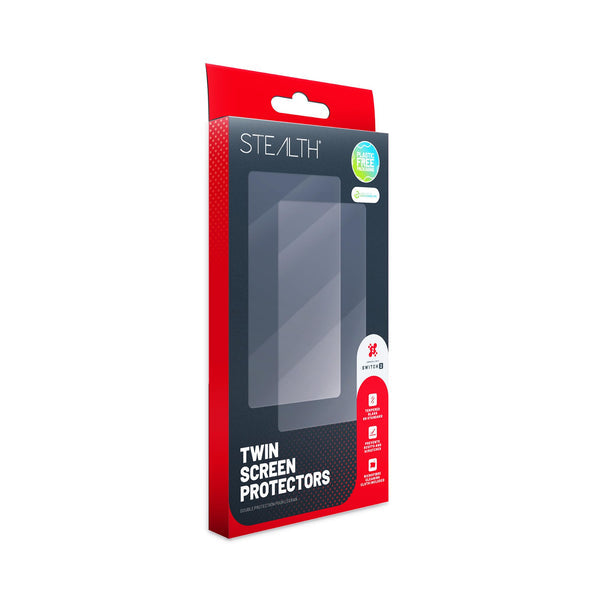 Stealth Screen Protector & Cleaning Cloth - Twin Pack for Nintendo Switch 2