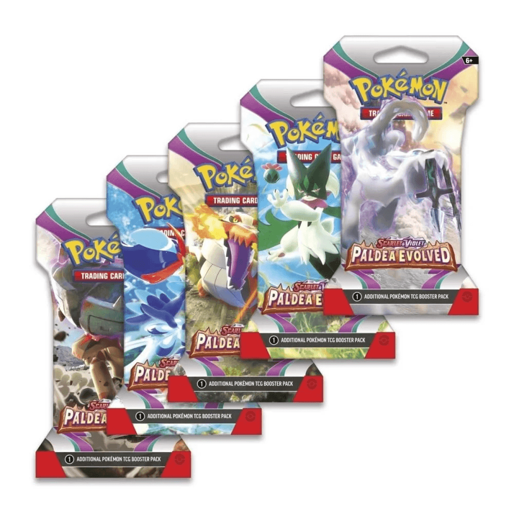 Pokémon TCG: Scarlet & Violet 2 - Paldea Evolved Sleeved Booster, Single Pack, Random Delivery (Copy)