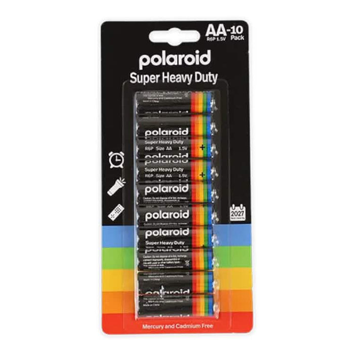 Polaroid Heavy Duty AAA Batteries (Pack of 10)