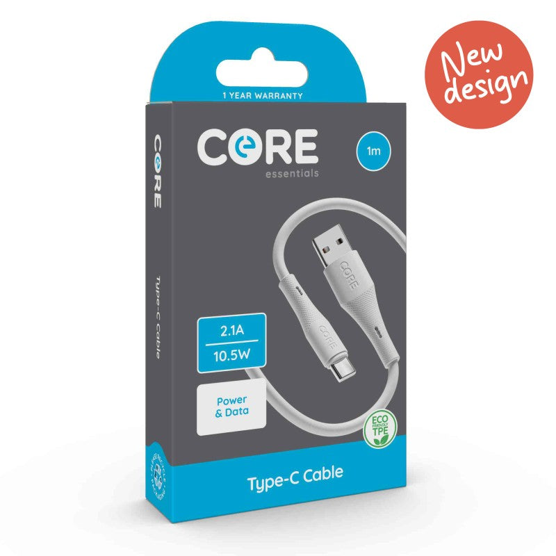 USB-C Charging Cable - 1m, White (Standard)