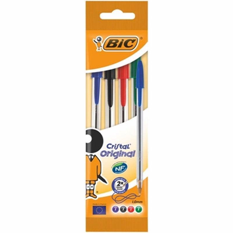 BIC Pouch 4 Assorted Pens