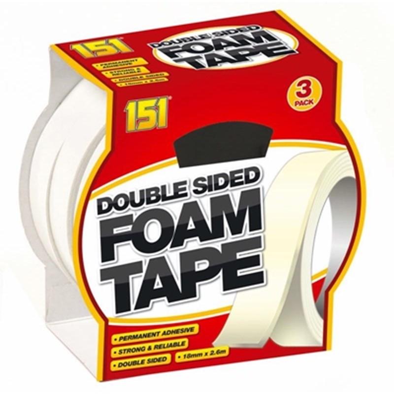 151 Tape 3 Double Sided Foam 16/11