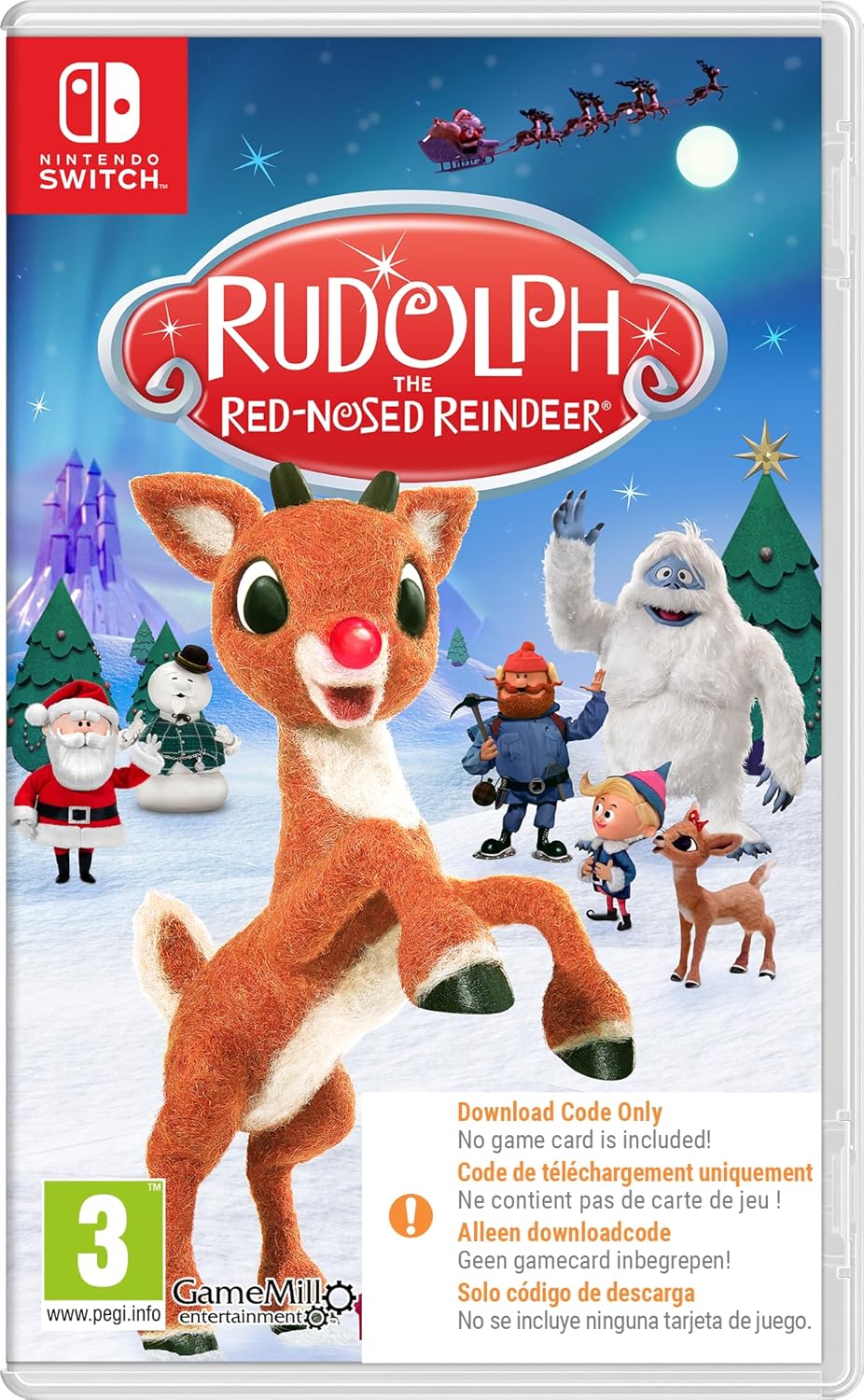 Rudolph The Red-Nosed Reindeer - Code in a box (Nintendo Switch, Nintendo Switch 2)