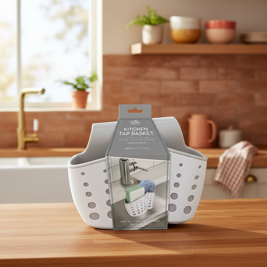 Premium Kitchen Tap Basket - Organize and Enhance Your Sink Space