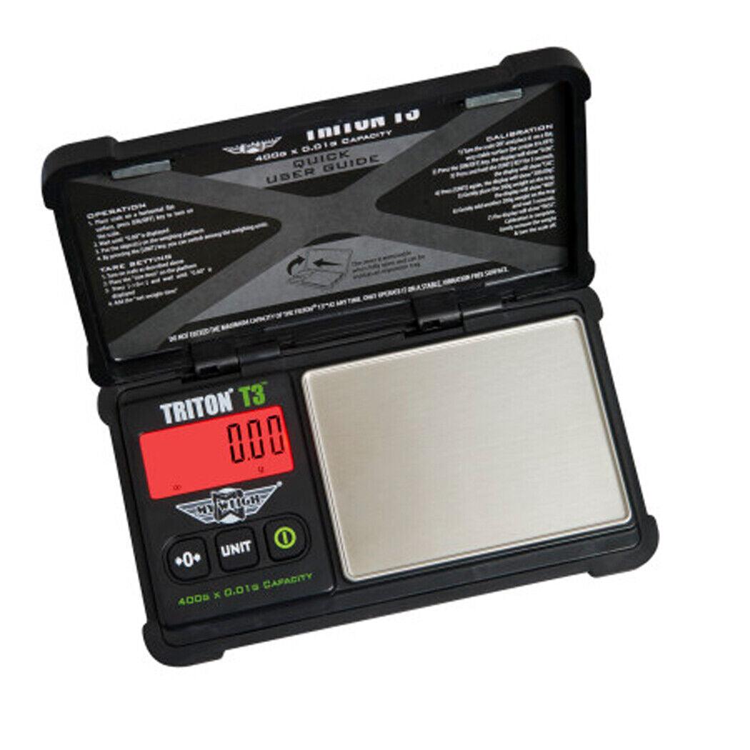 Triton T3 by My Weigh 400g X 0.01g Accuracy Digital Scale Tough Design Case