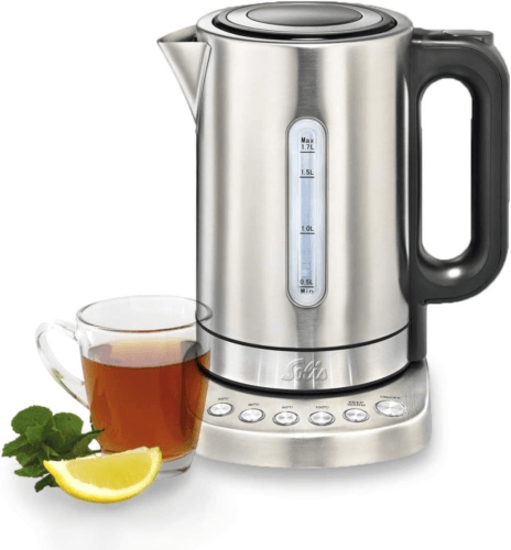 Solis Vario Temperature Kettle in Stainless Steel