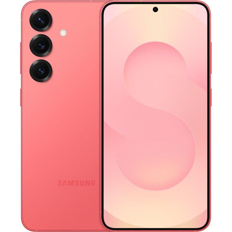 Samsung Galaxy S25 AI Smartphone, Coral, Galaxy AI, 12GB Memory, 128GB Storage, 50MP Camera