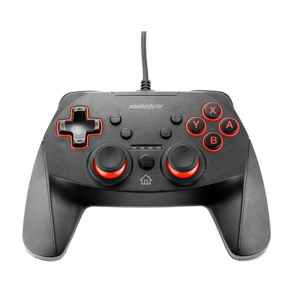 Snakebyte Game Pad S Wired Controller for Nintendo Switch, Wired Controller, 3m cable length, Dual vibration motors