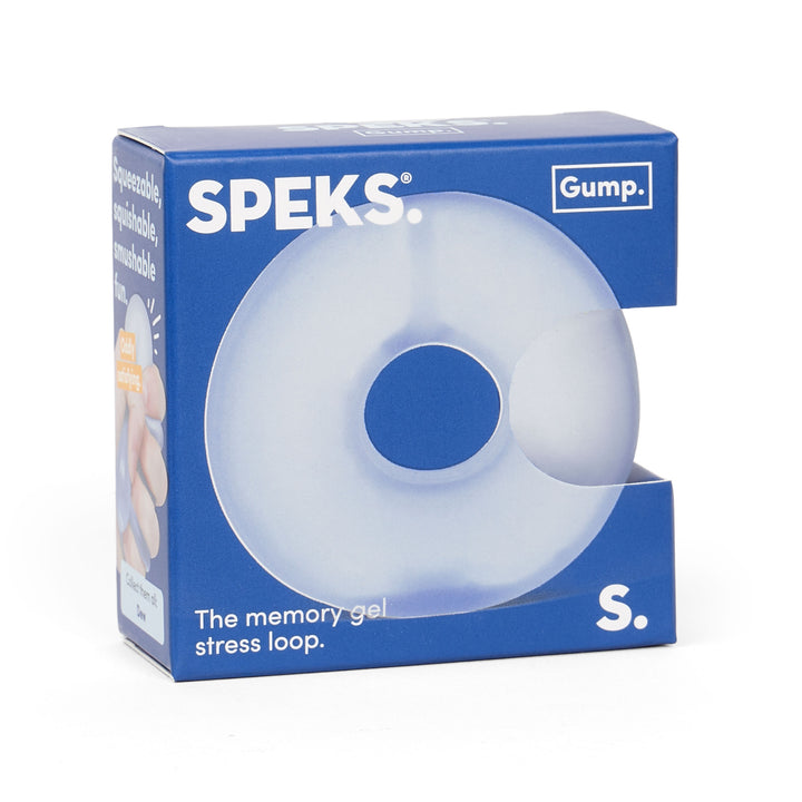 Speks. Gump Loop (Single Colours) - The Memory Gel Stress Ring 6cm - Dew