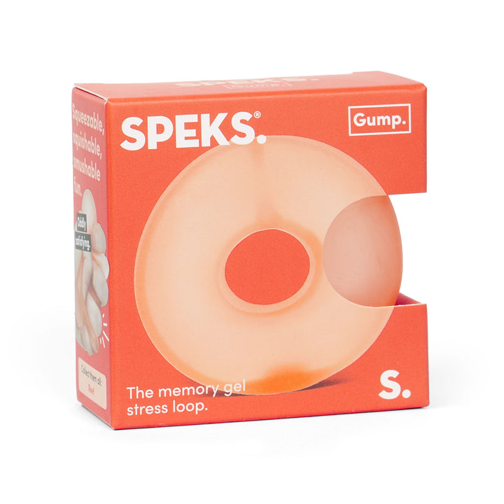 Speks. Gump Loop (Single Colours) - The Memory Gel Stress Ring 6cm - Reef