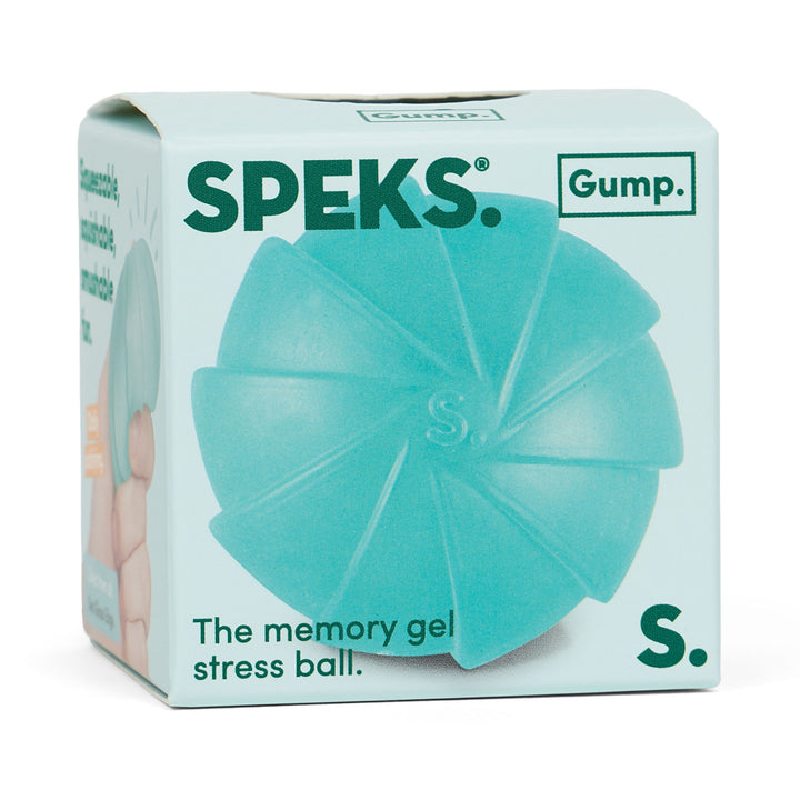 Speks Gump Surface (Single Colours) - The Memory Gel Stress Ball - Sea Glass Edge