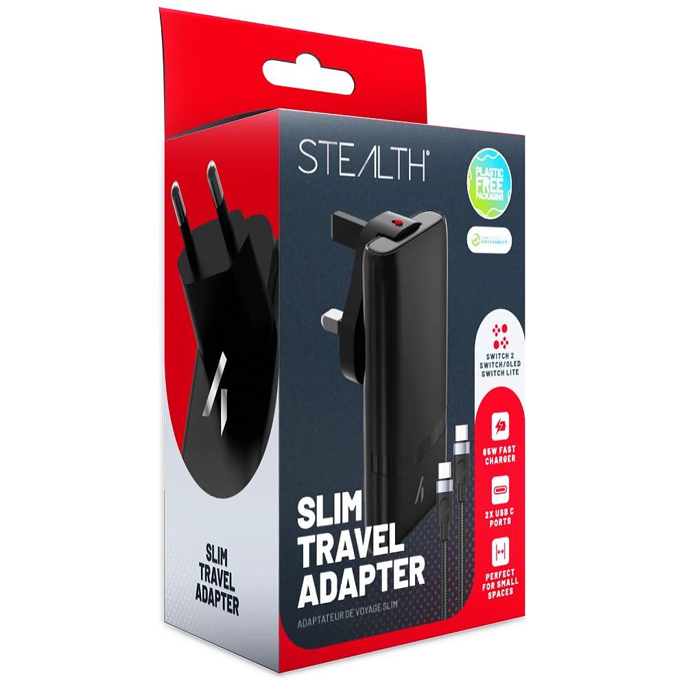 Stealth Mains Adaptor for Nintendo Switch 2