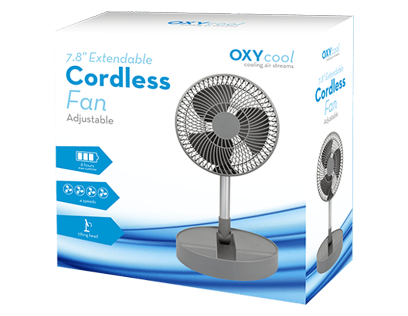 7.8" Cordless Desk Fan