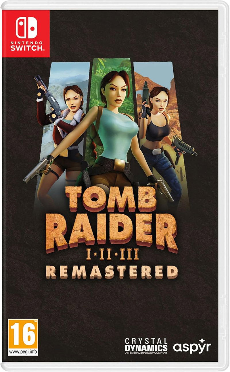 Tomb Raider I-III Remastered Starring Lara Croft (Nintendo Switch)