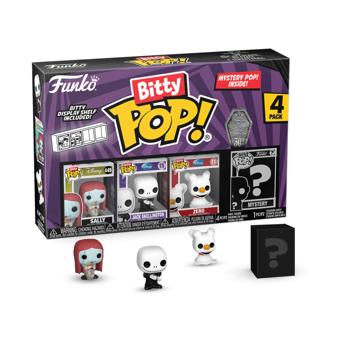 Bitty POP: The Nightmare Before Christmas - Sally 4PK