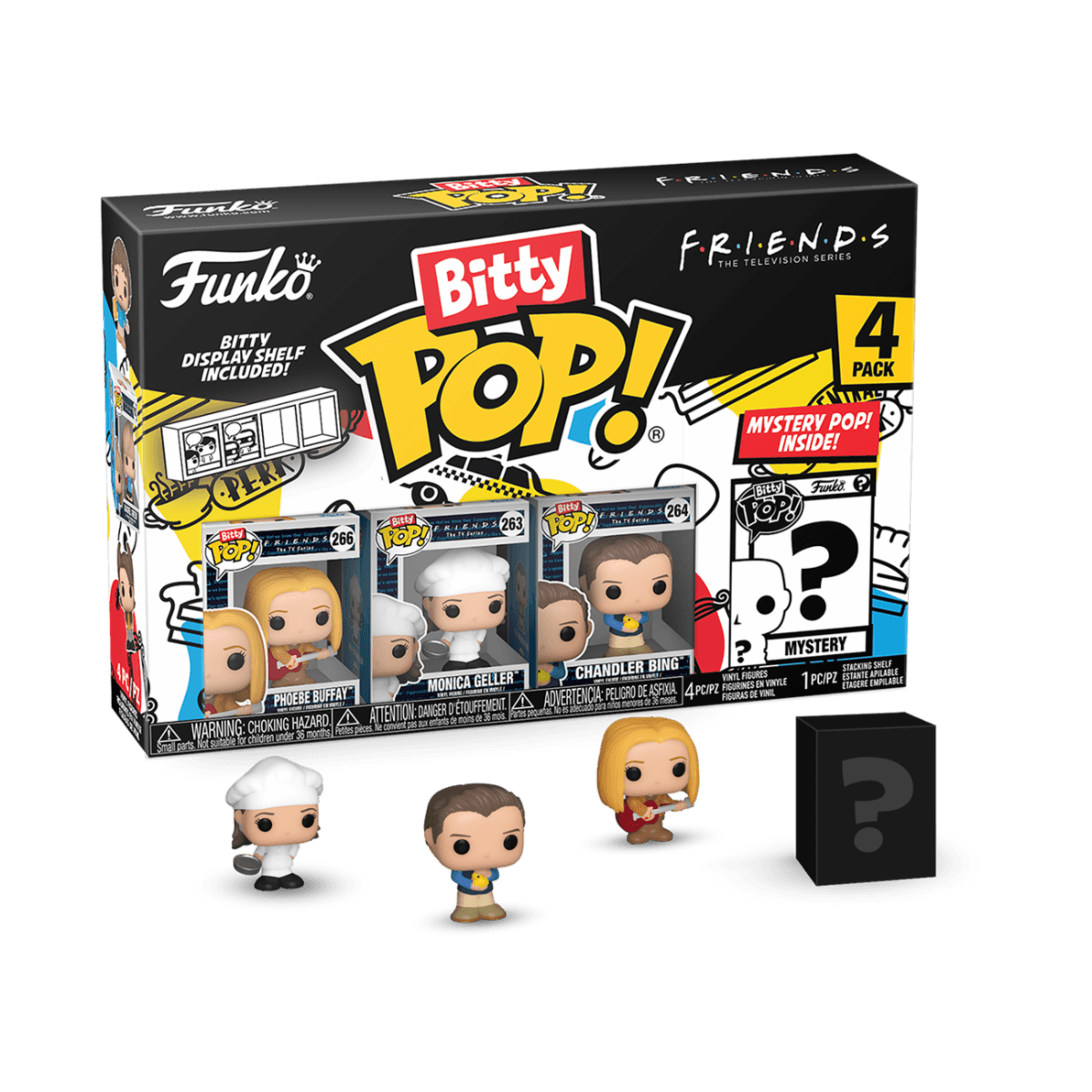 Funko POP! Funko Bitty POP: Friends 4PK - Phoebe