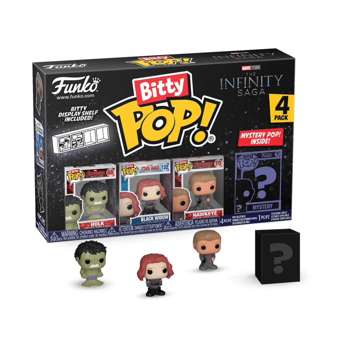 Funko POP! Funko Bitty POP: Marvel - Hulk 4PK