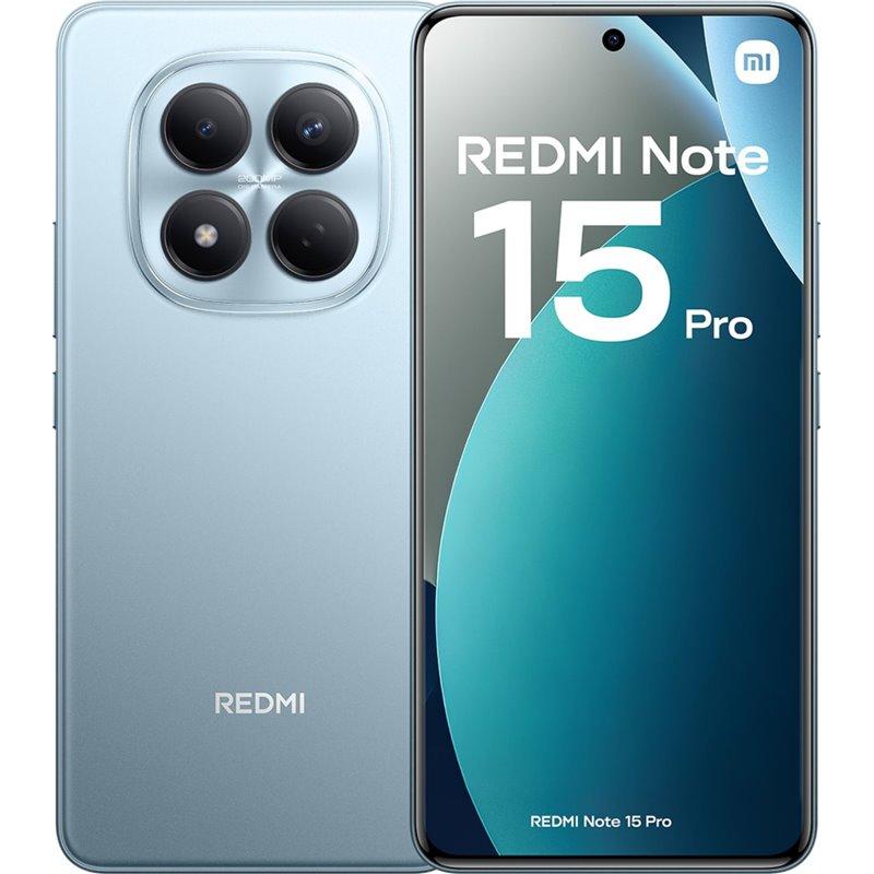 Xiaomi Redmi Note 15 Pro 4G Smartphone 12GB+512GB, MediaTek Helio G200-Ultra, 200MP Ultimate-clarity Camera, 6.77" FHD+ Amoled Display, 6500mAh Battery, Glaciar Blue